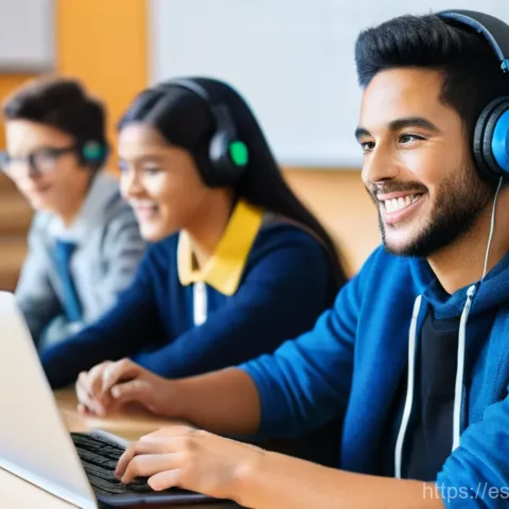 장애인을 위한 e러닝 콘텐츠 접근성 향상 - **Prompt 1: Inclusive Digital Classroom**
    A vibrant and modern digital classroom environment whe...