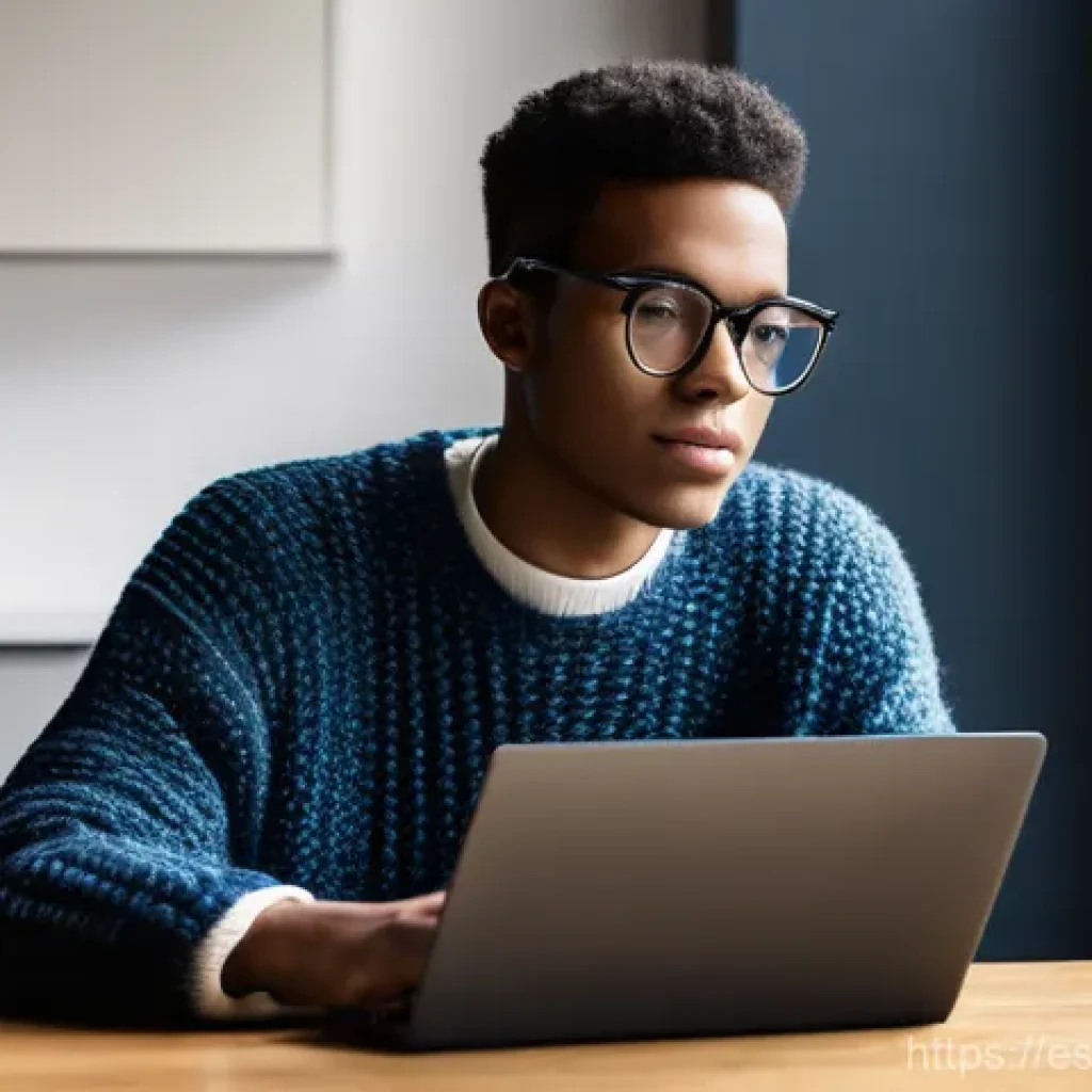 다양한 장애 유형에 따른 접근성 요구사항 - **Vision Accessibility: High Contrast & Screen Reader User**
    "A diverse young adult, approximate...